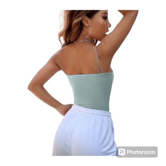 ⚡️(NWOT) Shein Cami Tank Top Bodysuit ~ Size S ⚡️ - Picture 2 of 3